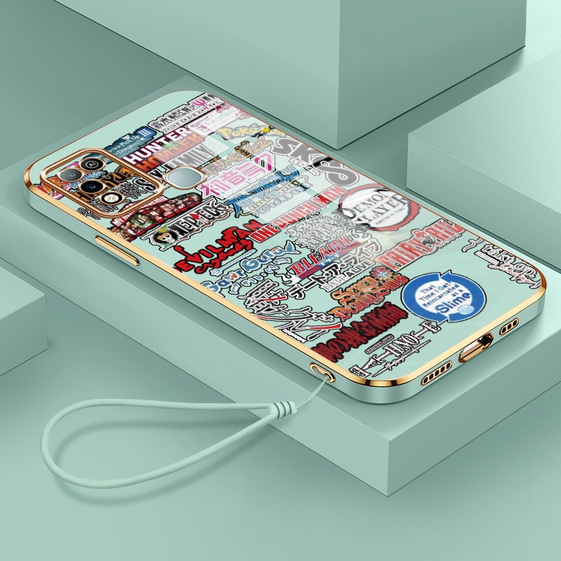 Casing Hp Untuk Infinix Hot 9 Play Hot 10 Play Hot 11 Play Case Casing Lencana pola Kesing HP Kasing