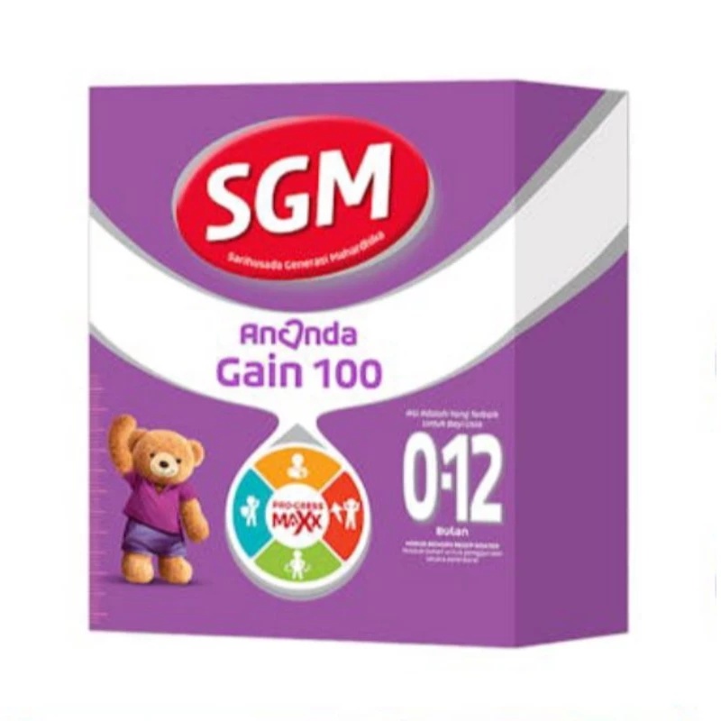 SGM ANANDA GAIN 100 0-12 BULAN 400 GR / SUSU ANAK