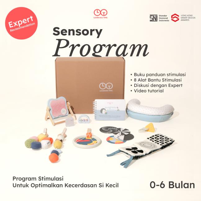 Learning Time-Program Sensory- Mainan stimulasi bayi 0 6 bulan/ Mainan Tummy Time Bayi/Mainan