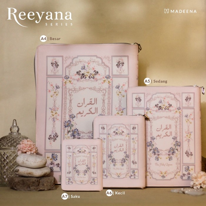 ALQURAN KECIL SAKU SEDANG TERJEMAHAN TAJWID WARNA UNTUK WANITA CANTIK RESLETING A5 A6 A7 KODE 92