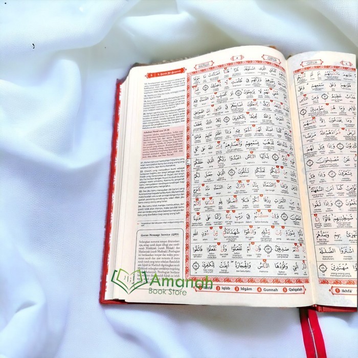 AL-QURAN AL-HIDAYAH A4 - TAFSIR PERKATA - TAJWID KODE ANGKA - MERAH KODE 148