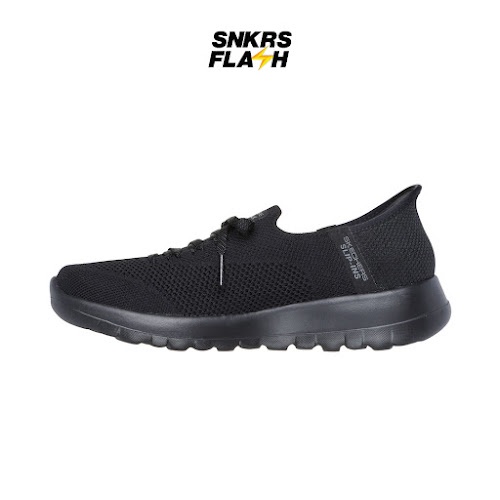 SKECHERS Go Walk Joy Triple Black Sepatu Sneakers Wanita  - 124649BBK - Size 37
