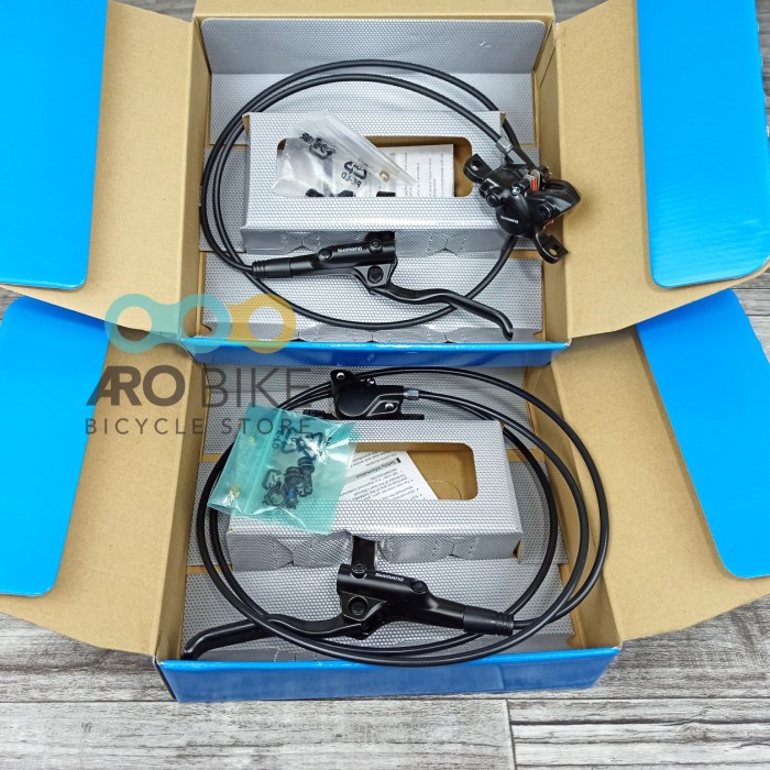 Brake Set Rem Hidrolik Shimano Mt200 Rem Sepeda Hydraulic Disc Kaliper