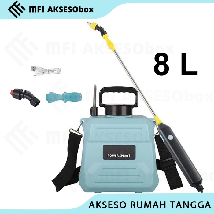 semprotan sprayer Hama tanaman elektrik gendong MX dengan botol 5l