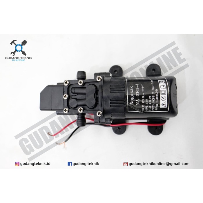 Dinamo Sprayer Pompa Air DC 12 V NAGASAKI