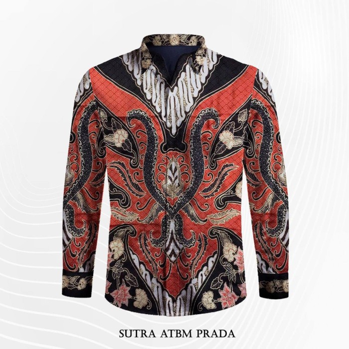 Kain Batik Tulis Prada Emas Hitam 564Mk