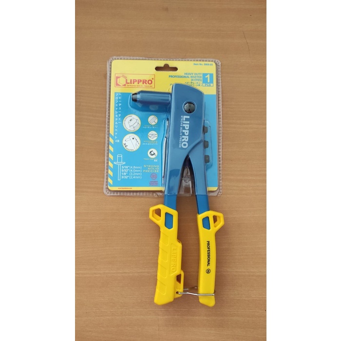 LIPRO TANG RIVET TANG RIVETER TANG RIPET KUNING BERKUALITAS - Bev