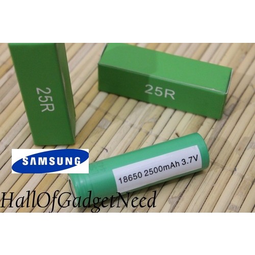ORIGINAL SAMSUNG 18650 BATTERY 2500MAH 25R BATERAI MOD VAPOR / SENTER KODE 892