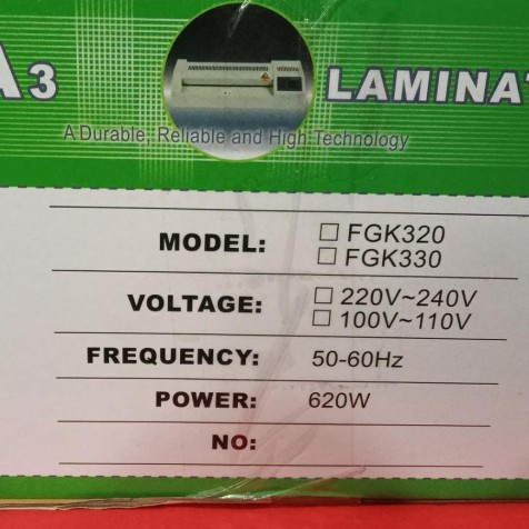 Mesin Laminating A3 Fgk 330