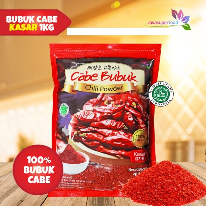 

Gochugaru - Bubuk Cabe Kasar/ Chili Powder Korea Oripack 1 KG