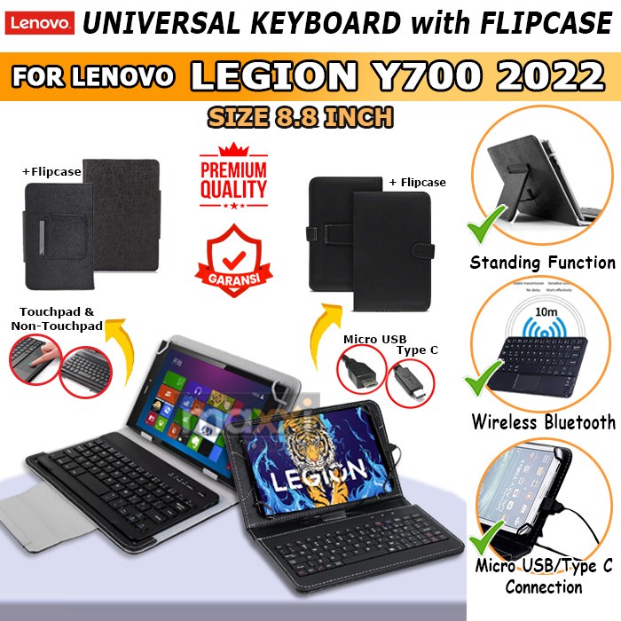 Lenovo Legion Y700 8.8 Inch 2022 Keyboard Kibot Kibod Kibord Keybord