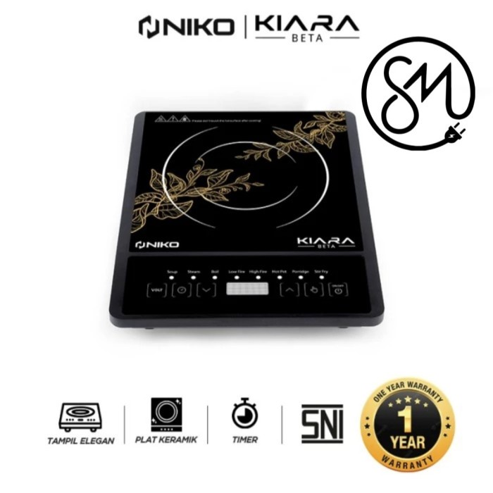 Kompor Induksi 1 tungku Niko Kiara Beta kompor listrik