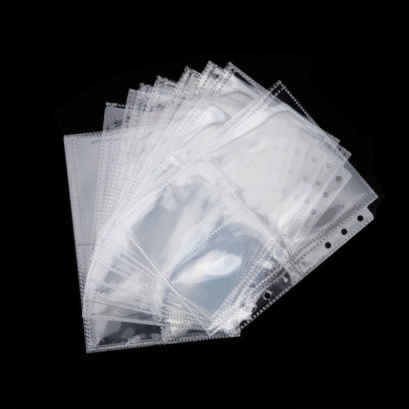 

10Pcs A5 Photo Album Binder Sleeves 1P 2P 4P Photo Album Binder Refill Inner Cards Photocard Refill