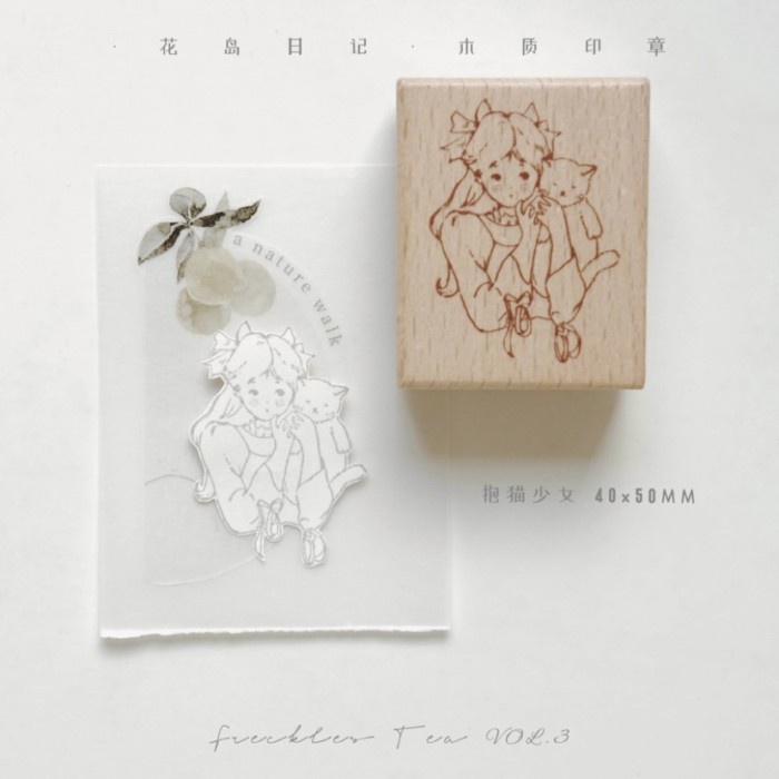 

Freckles Tea Flower Island Diary Rubber Stamp