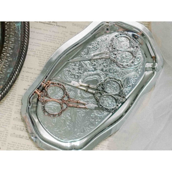 

Gunting Alma Retro Vintage Antik Unik Styling Gold Bronze Silver