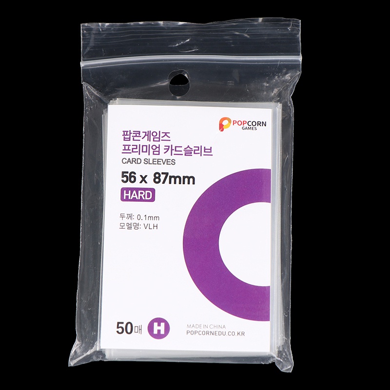 

50pcs Korea Card Sleeves Clear Acid Free CPP HARD 3 Inch Photocard Holographic Protector Film Album