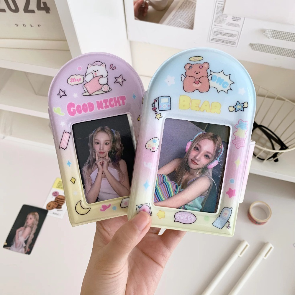 

New 40sheets Photo Album 3 Inch Double Sided photo Storage Postcards Album holder PVC Kpop Idol Card