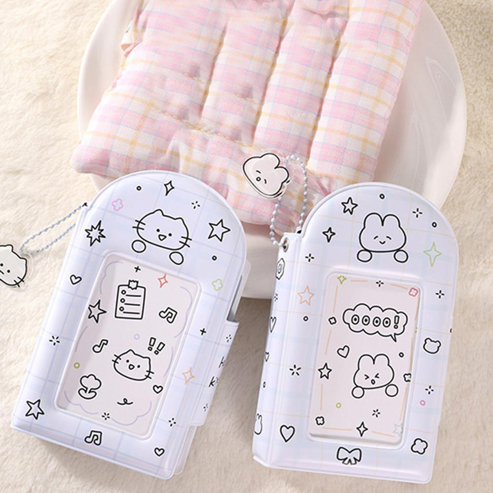 

3 Inch Cat Rabbit Series Kpop Photo Card Holder Idol Photo Protective ID Photo Storage Book Display