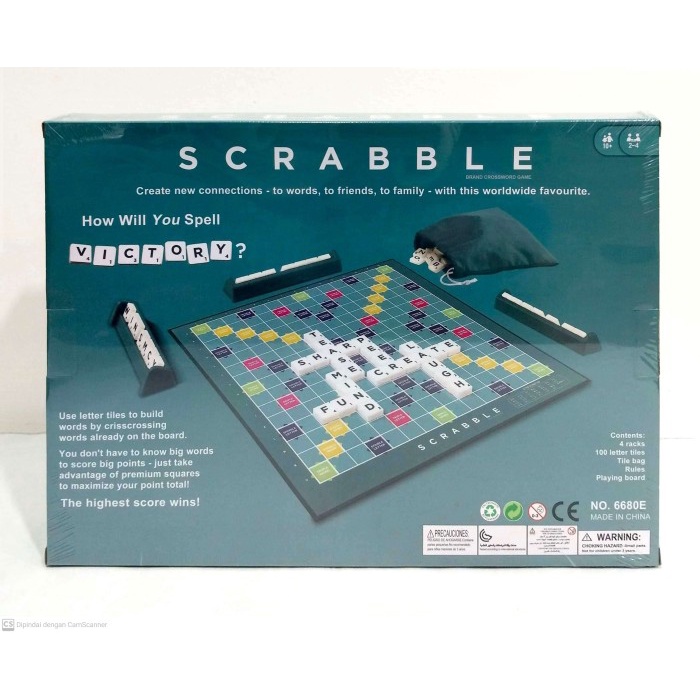 

Family Word Game Scrabble Crossword Board Games