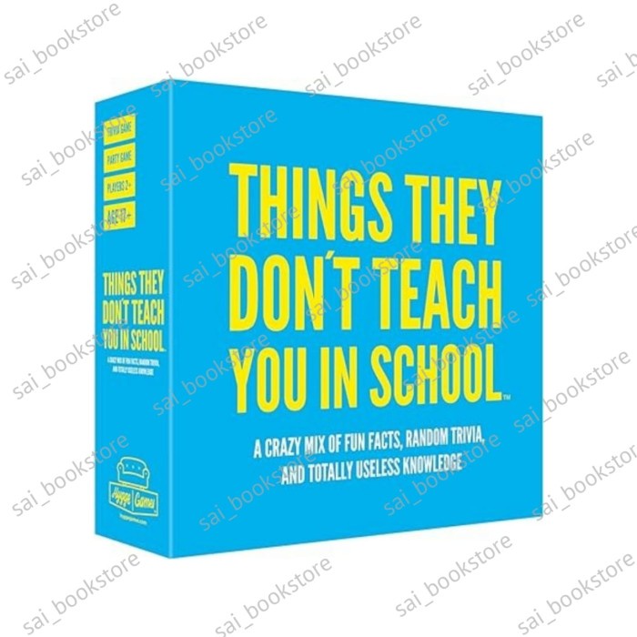 

TERLARIS! Things They Dont Teach You In School Card Game (Trivia Card Game)