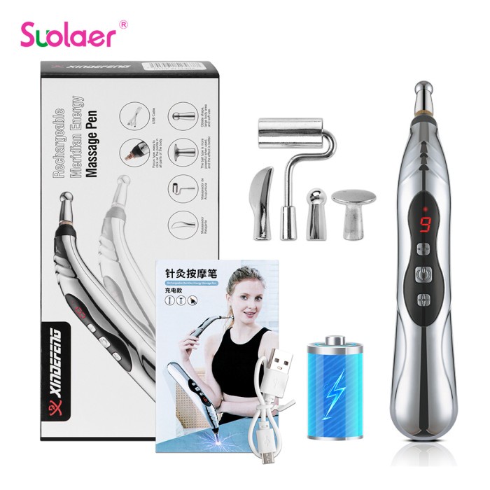 

Electric Acupuncture Pen Pain Relief Therapy Healing Accupunture Biological Microelectric Pulse