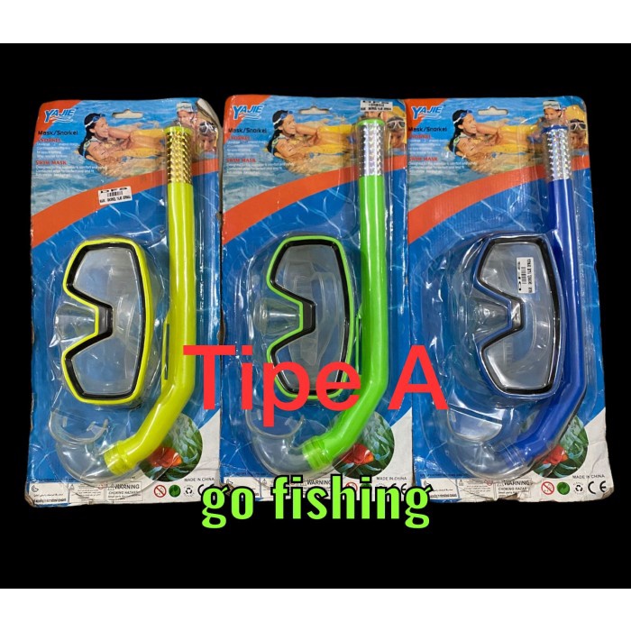 Kacamata Snorkling / Snorkel / Alat Selam Diving - Dewasa