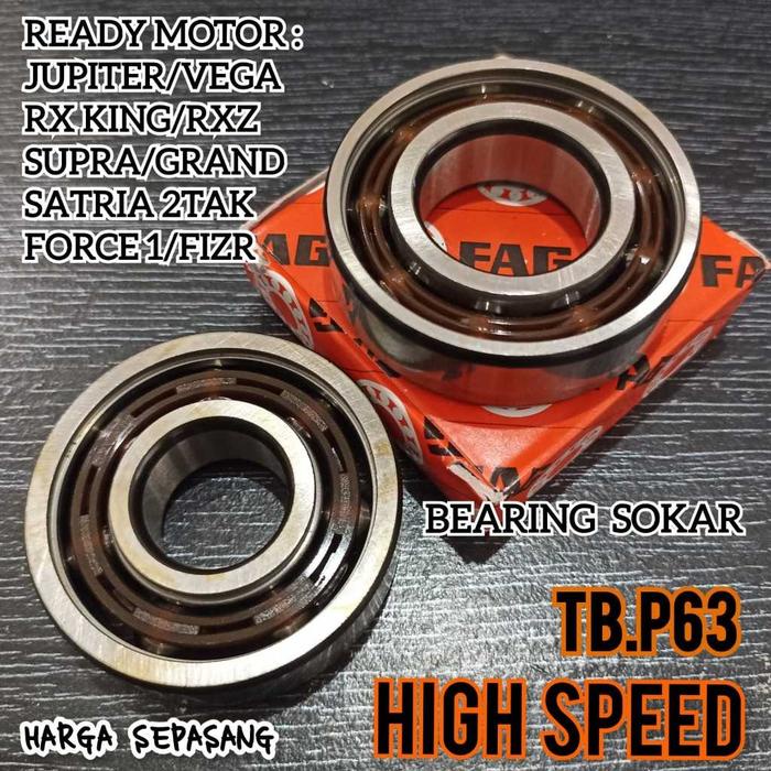 NEW BEARING KRUG AS SEPASANG RXKING JUPITER LAHAR SOKAR 6304/6205 FAG TBP63 GERMANY HIGH SPEED