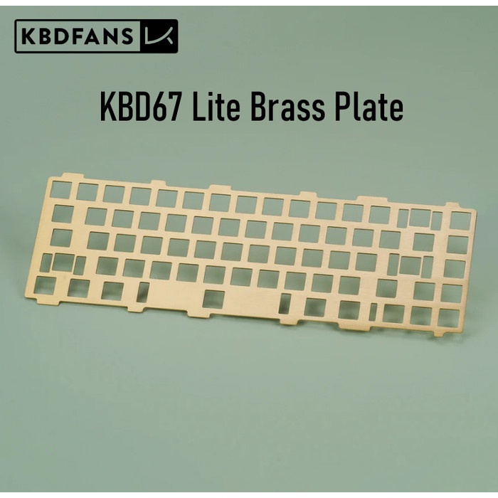 KBD67 Lite Brass Plate - KBDFans