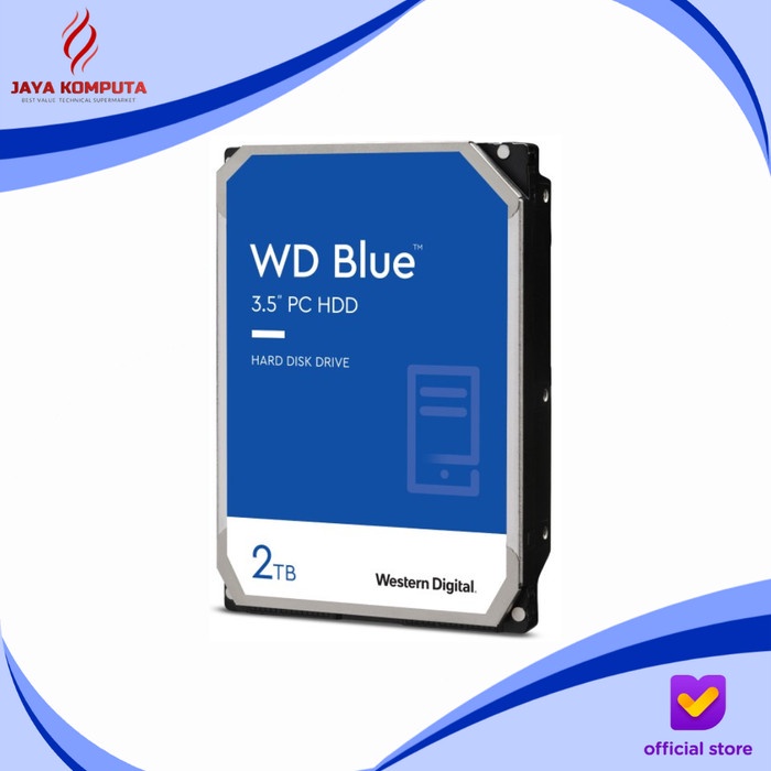 WD Blue Harddisk 2TB - WDC HDD/ Hardisk 2 TB Internal PC 3.5" 7200rpm