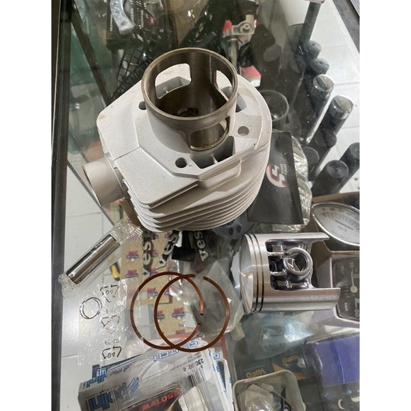 Silinder Blok Block Set Piston Tk Racing Vespa New
