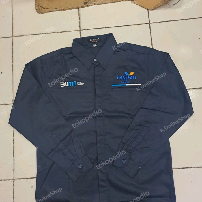 kemeja bumn taspen seragam bumn taspen baju bumn taspen lengan panjang