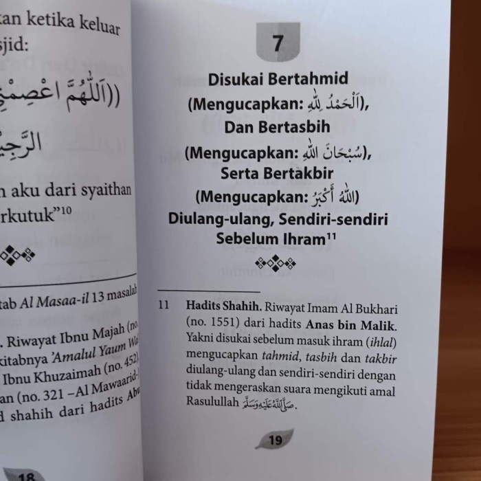 

Buku Dzikir Dan Do'A Manasik Haji & Umrah Ustadz Abdul Hakim Abdat