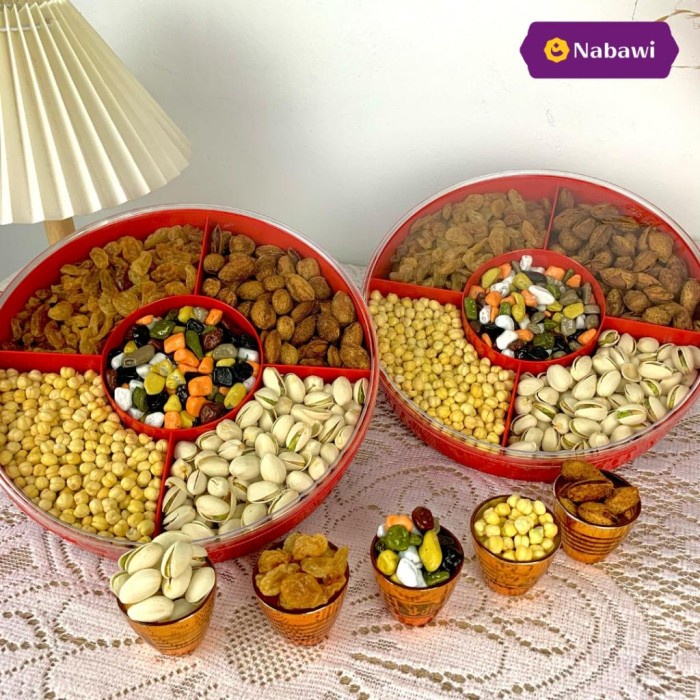 

Paket Hampers Exclusive 5 Sekat Oleh Oleh Haji Dan Umroh Premium Makanan Khas Arab Kacang Arab