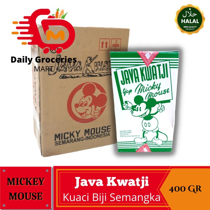 

Kuaci Biji Semangka MICKEY MOUSE Java Kwatji - Snek Kwaci HALAL 400Gr