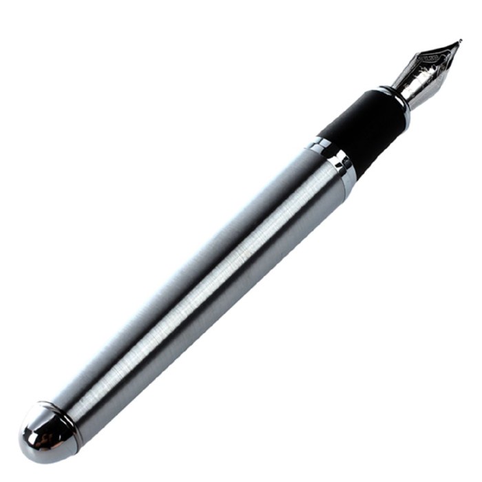 

JinHao X750 NEW Classic Silver CT Fountain Pen , Smooth Writing Pen Kode 812