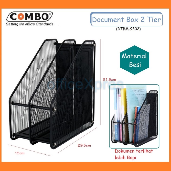 

Rak Box File Kantor 2 Tier / Rak Dokumen layer / Document Rack / File Kode 459