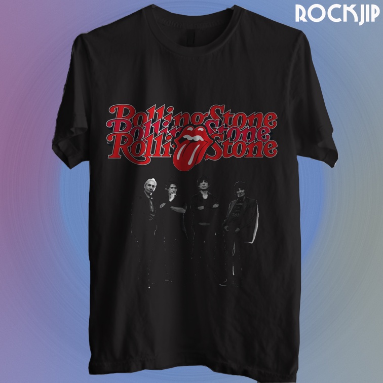 Grossir Kaos Baju Distro Musik Band Rock Punk Indie Metal Pria Wanita Original Second Rolling Stones