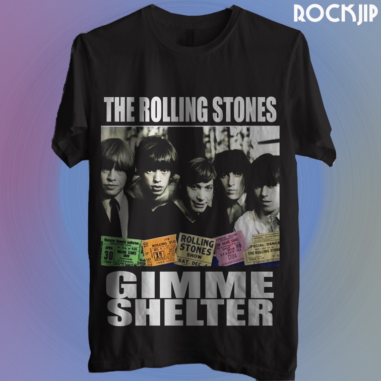 Beli Kaos Baju Distro Musik Band Rock Punk Indie Metal Pria Wanita Original Second Rolling Stones Te