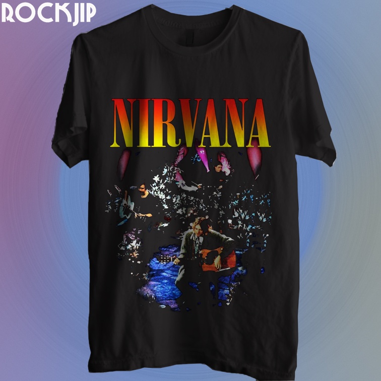 Dropsip Kaos Baju Distro Musik Band Rock Punk Indie Metal Pria Wanita Original Second Nirvana Bandun