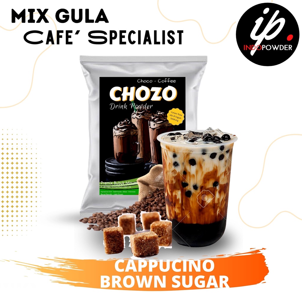 

IP Bogor - Bubuk Minuman Rasa CAPPUCINO BROWN SUGAR 1Kg Untuk Cafe, Waralaba dan Resto