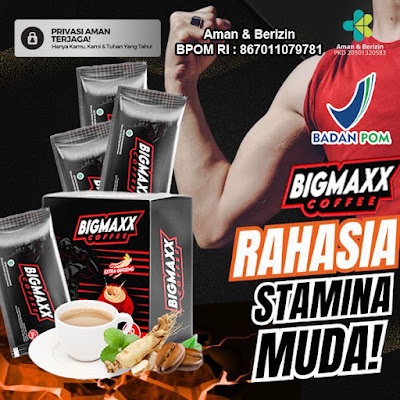 

[Sudah BPOM] BIGMAXX Coffee Kopi Stamina Pria Laki Kuat Tahan Lama Pengiriman Privasi Extra Gingseng