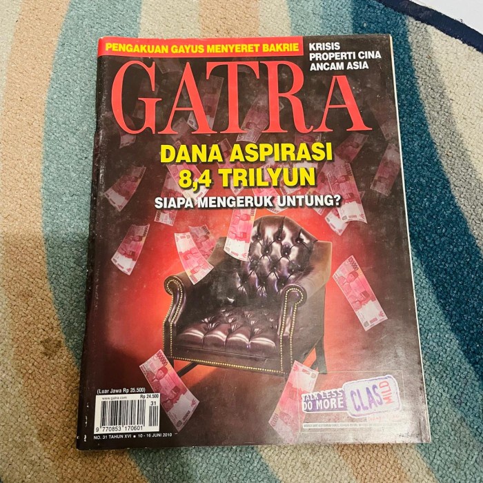 

TERBARU! Gatra Edisi 10-16 Juni 2010 - Dana Aspirasi 8,4 Trilyun Siapa Mengeruk Untung