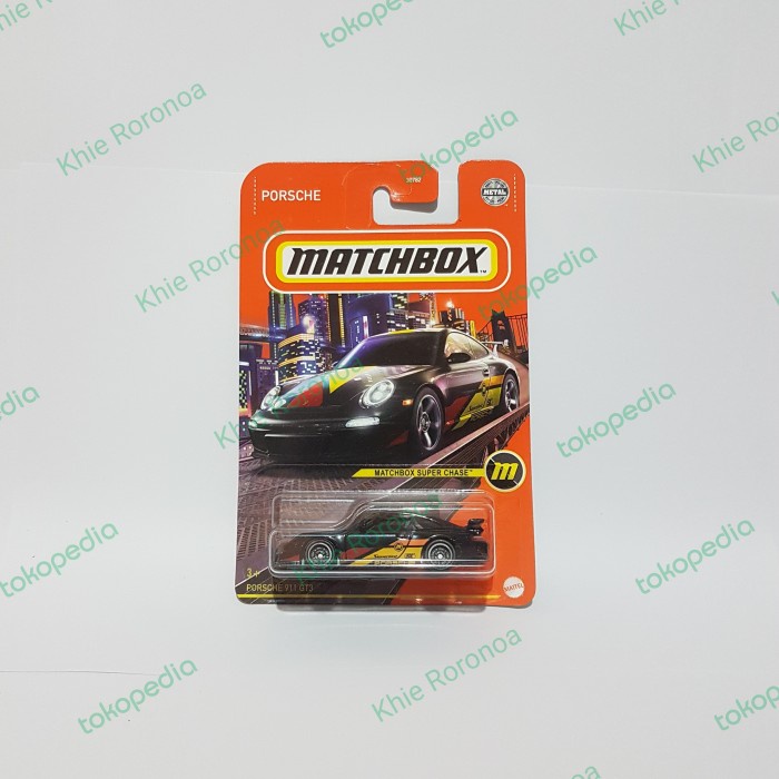 Matchbox Porsche 911 GT3 Hitam Super Chase Car THS Treasure Hunt 2022
