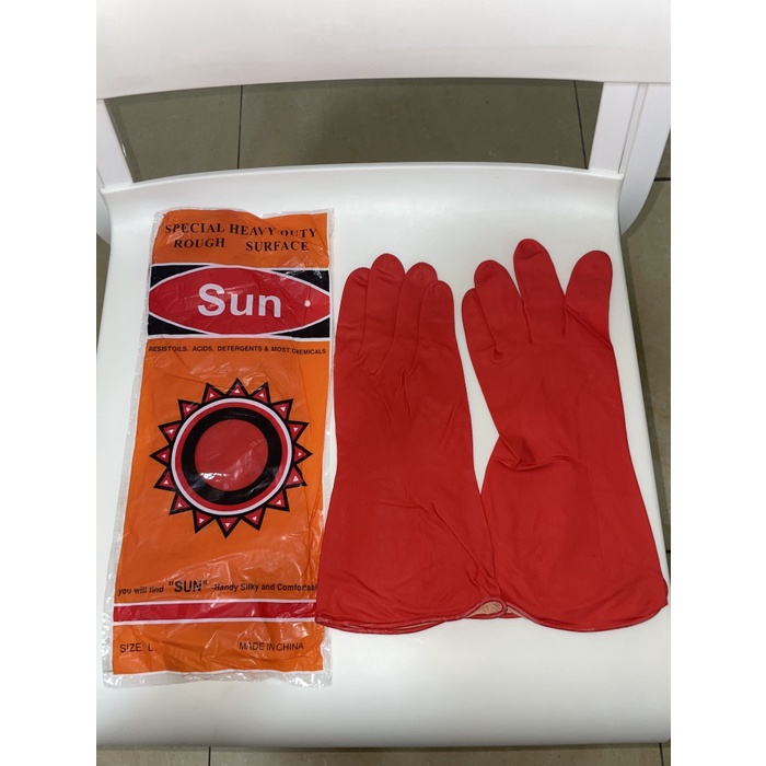 Sarung tangan karet / latex SUN