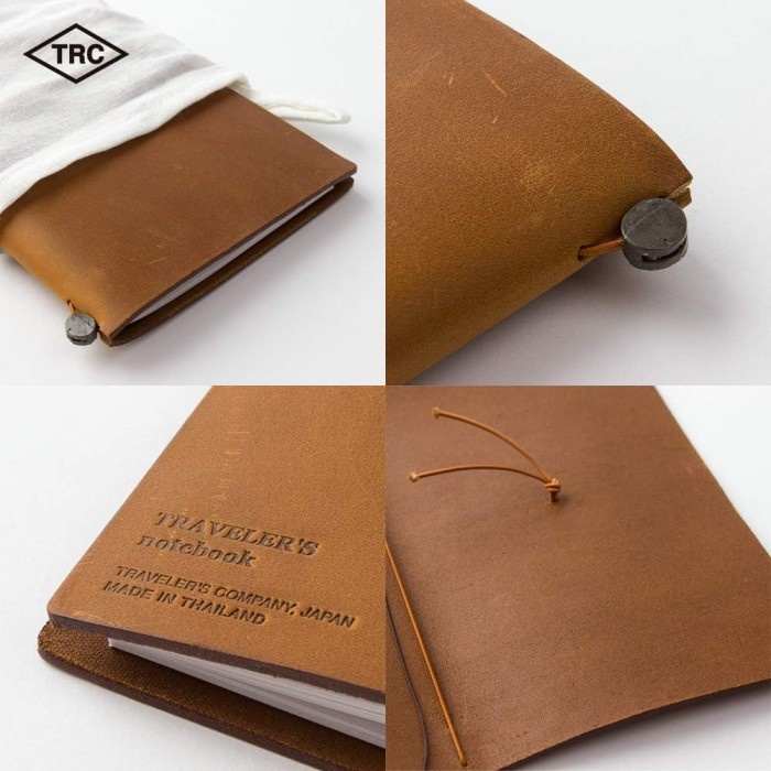 

Travelers Notebook Kit Regular Camel Ready Stock Handcarry Jepang Traveler's Notebook Cover + Refill