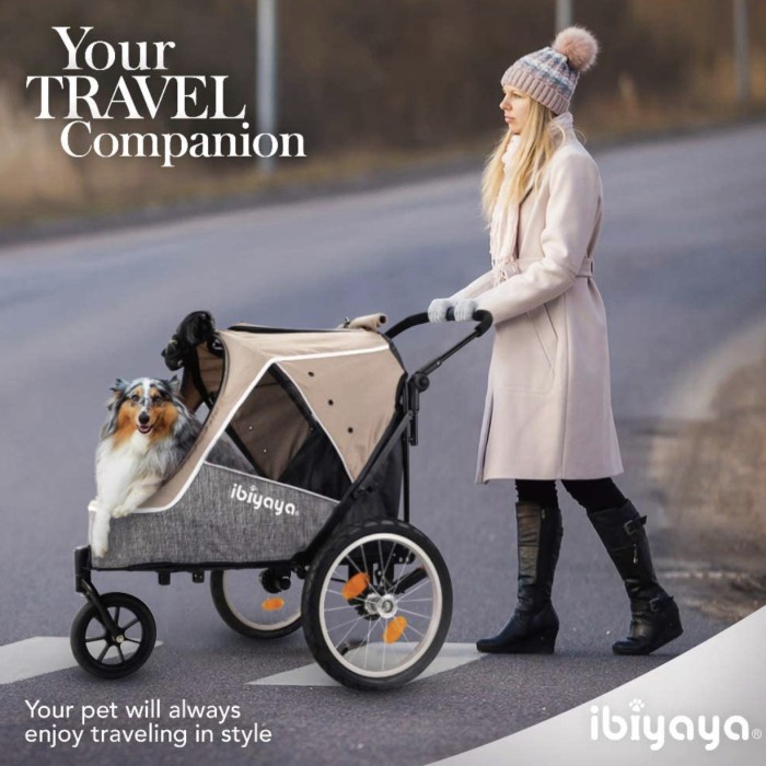 Ibiyaya Stroller Sepeda / Ibiyaya Bike / Ibiyaya Bicycle / Latte Brown