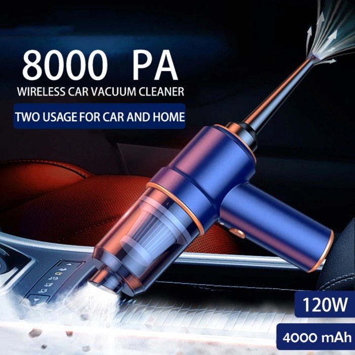 Vacuum Cleaner Vakum Penyedot Debu Vacum Mobil Pompa Angin 8000Pa