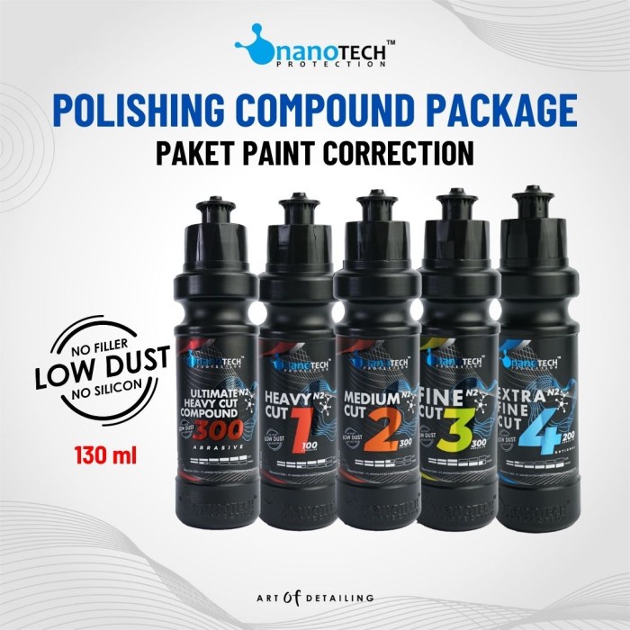 Compound Polish Step 1 2 34 - Obat Poles Kompon Penghilang Baret Mobil