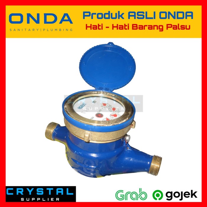 WATER METER SS ONDA 1" in Kuningan / Meteran Flow Air PAM PDAM