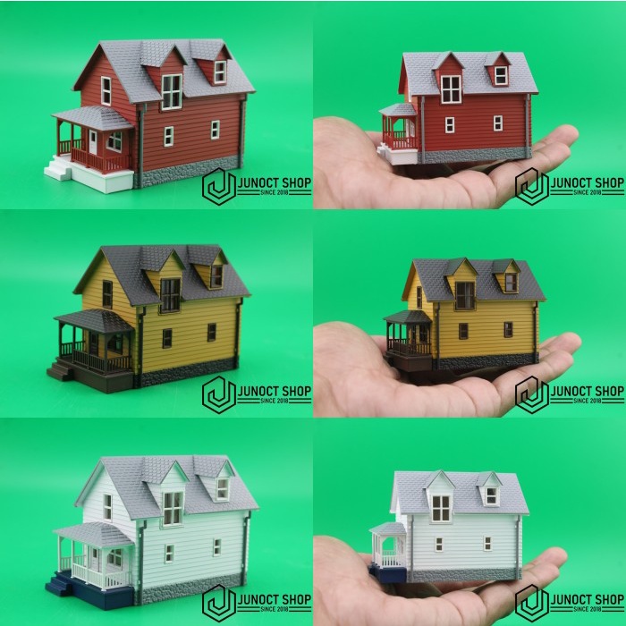 Maket Rumah Klasik Country Side N Scale 1:144 1:150 Bangunan Modern Classic RG HG Gundam Diorama